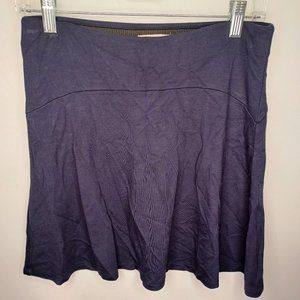 LOFT Navy Blue Flowy Mini Skirt Size Small